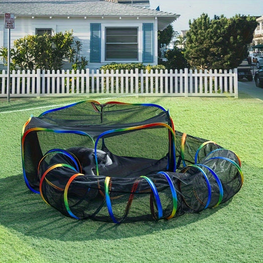 Tunnel Tent Playpen for Cats & Small Pets